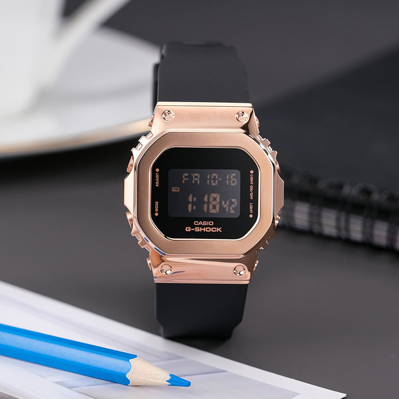 CASIO G-Shock Digital 'Black Rose' GM-S5600PG-1PR