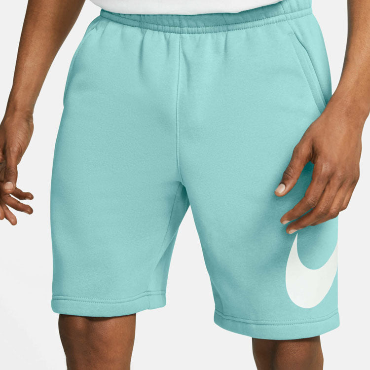 Men's Nike Logo Drawstring Athleisure Casual Sports Shorts Blue BV2721-382