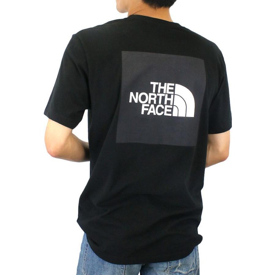 THE NORTH FACE Box Black Classic Back Large Logo Short Sleeve Couple Style Black NF0A4M4RJK3
