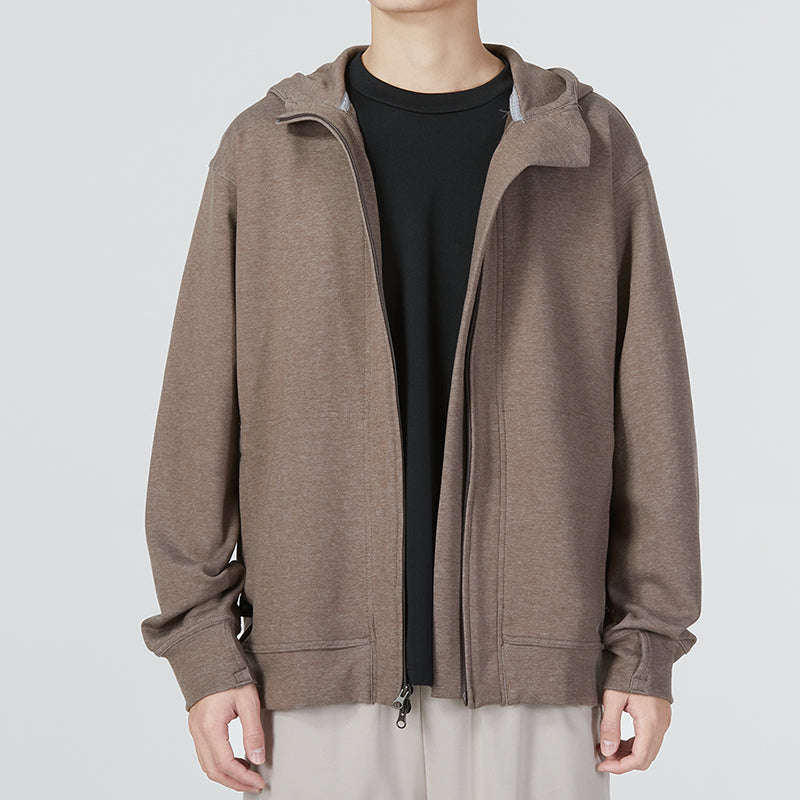 Nike M Ny Flc Hd Fz Restore Jacket 'Brown' DQ4877-004