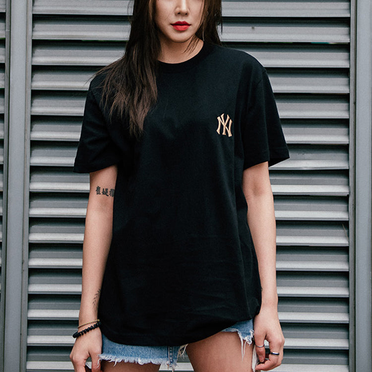 MLB New York Yankees Retro Pattern Short Sleeve Unisex Black 31TSX7031-50L