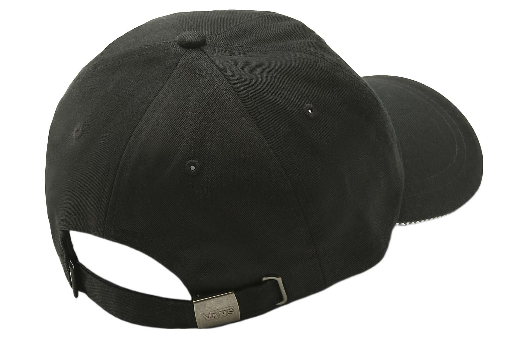 (WMNS) Vans Logo Cotton Snapback Cap 'Black White' VN0A4OVQ63M