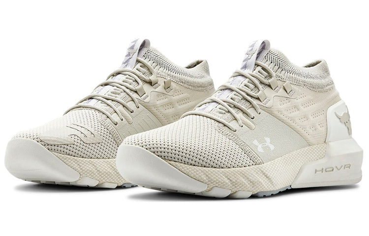 (WMNS) Under Armour Project Rock 2 'Onyx White' 3022398-103