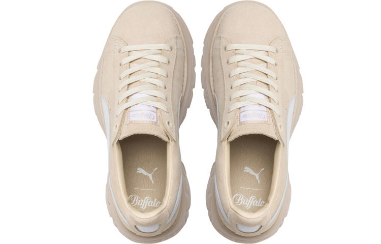 (WMNS) PUMA Buffalo x Suede Classic 'Beige White' 368499-04