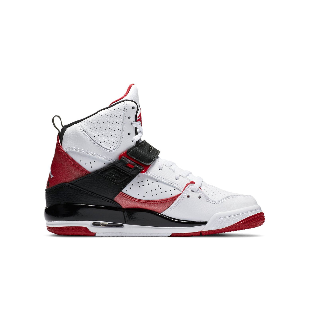 (GS) Air Jordan Flight 45 High 'White Red Black' 524865-130