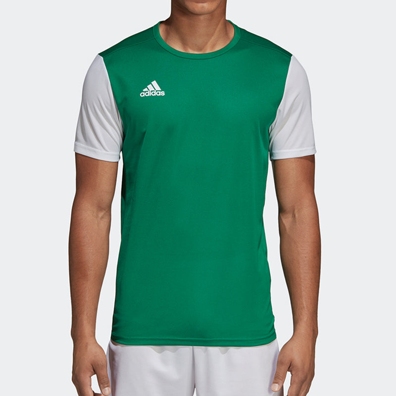 adidas Casual Training Sports Soccer/Football Short Sleeve Green DP3238