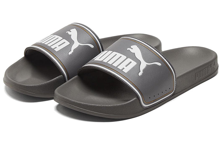 PUMA Leadcat Ftr Slippers Black/White 372276-11