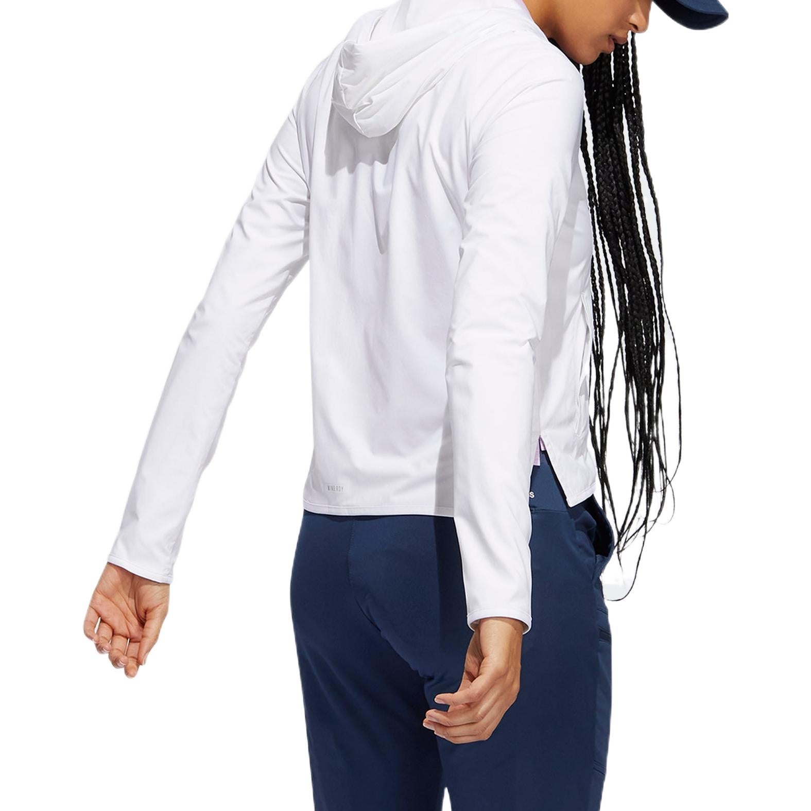 (WMNS) adidas WIND.RDY Lined Hoodie Asia Sizing 'White' HG6925