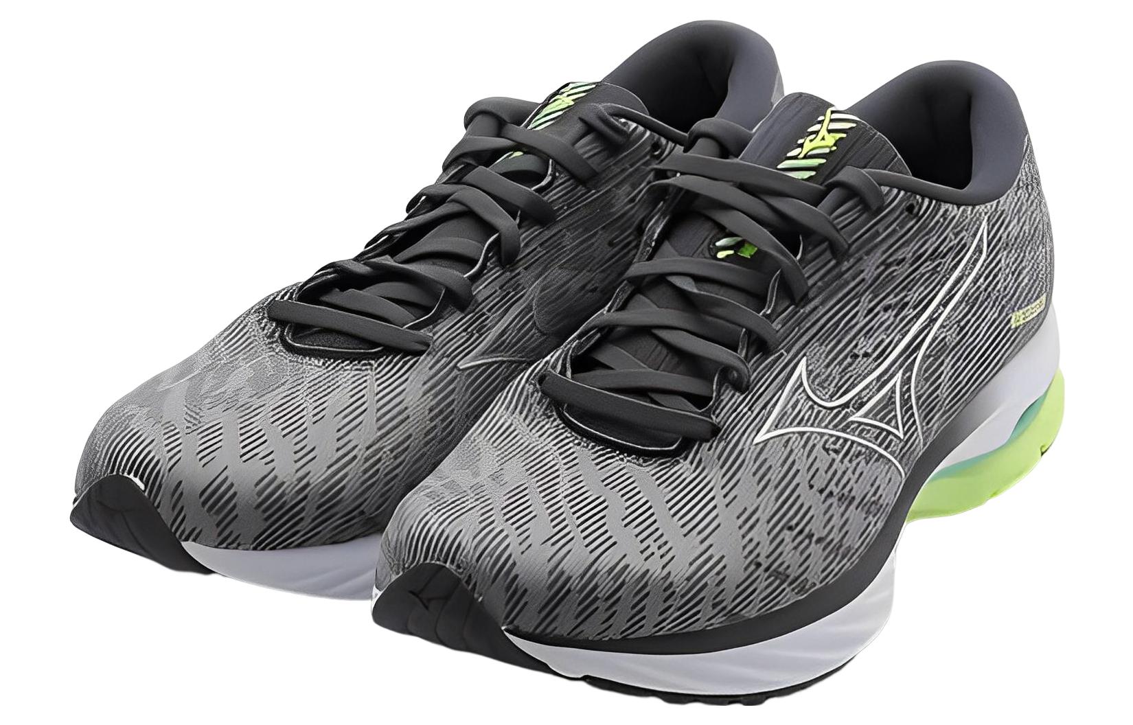 Mizuno Wave Rider 26 'Grey Lime' J1GC220304