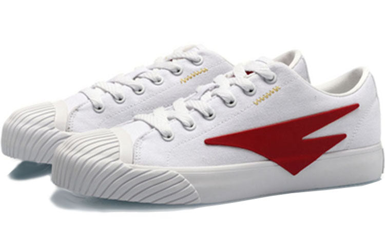 Li-Ning Classic Skateboarding Low 'White Red' AGCP132-6