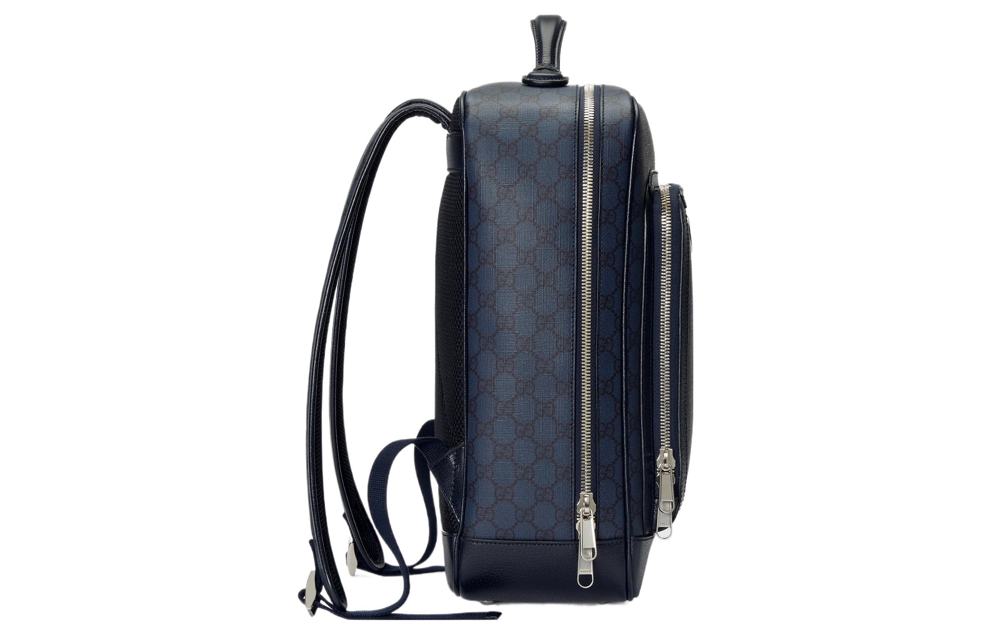 Gucci Mini GG Canvas Medium Backpack 'Blue Black' 745718-FACCQ-8443