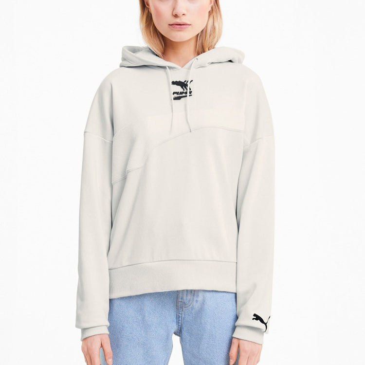 (WMNS) PUMA Evide Hoodie 'White' 599314-05
