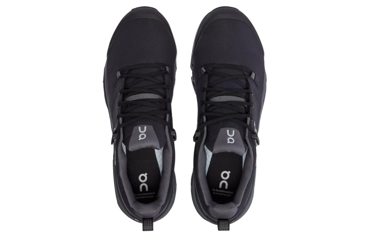 On Running Cloudwander Waterproof 'Black Eclipse' 73.98606