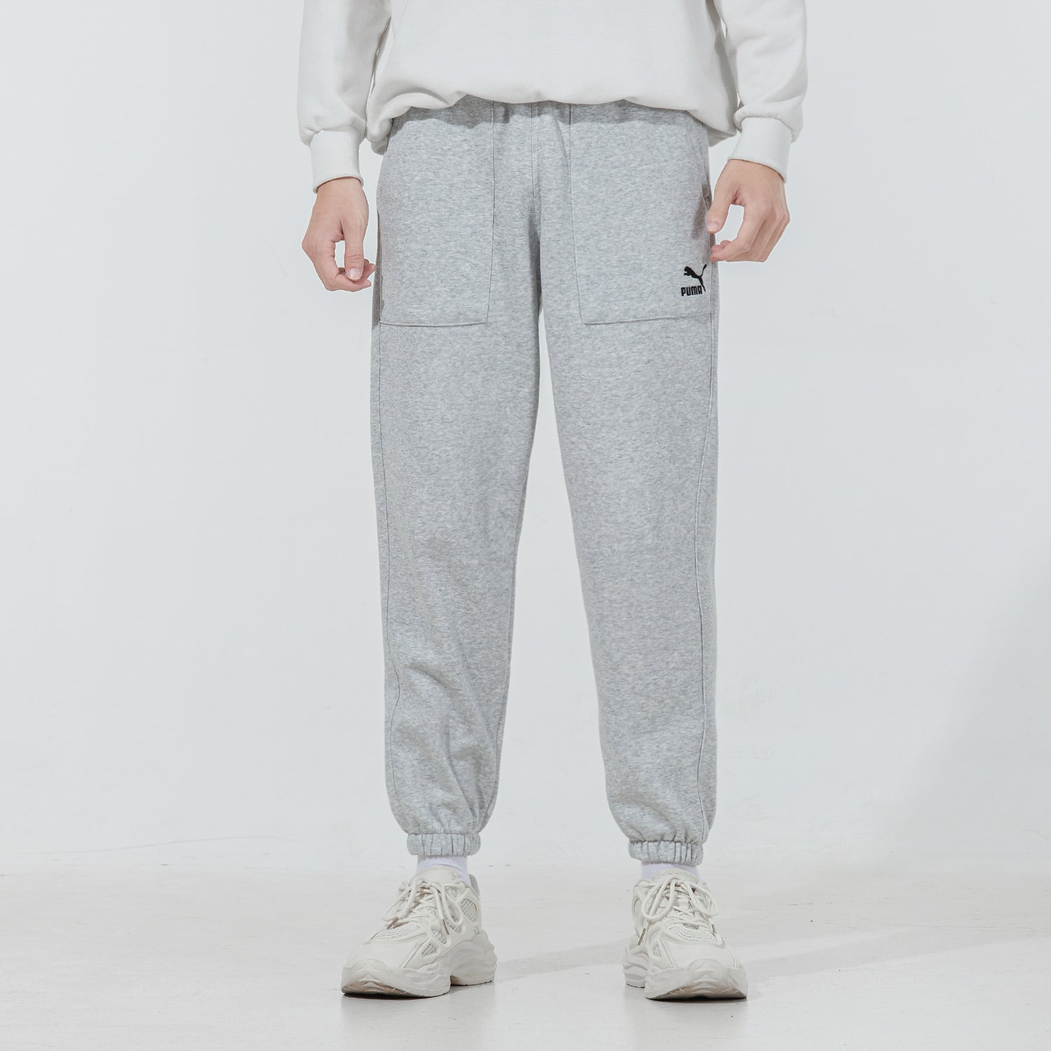 PUMA Classic Sweatpants 'Grey' 536261-04