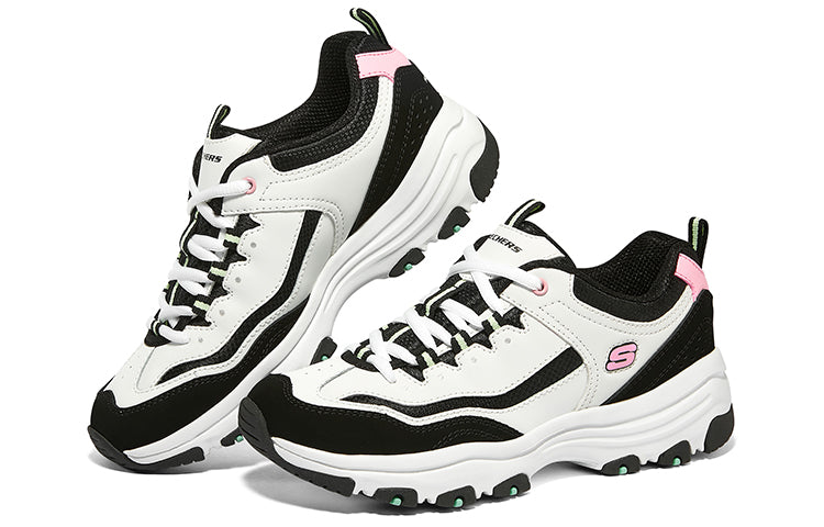 (WMNS) Skechers DLITES 1.0 'White Black Pink' 88888250-WBLM