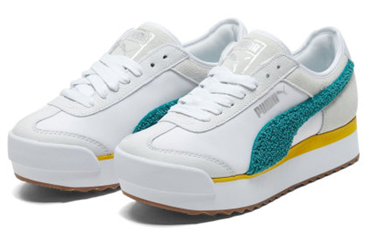 (WMNS) PUMA Roma Amor Heritage 'White Teal Green' 370947-04