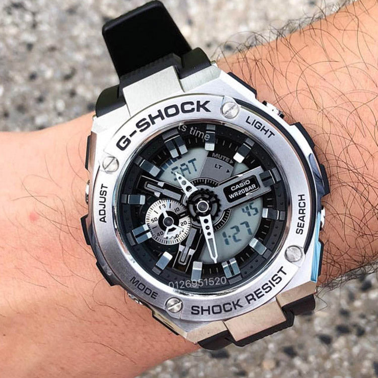 CASIO G-Shock G-Steel 'Black Silver' GST-410-1ADR