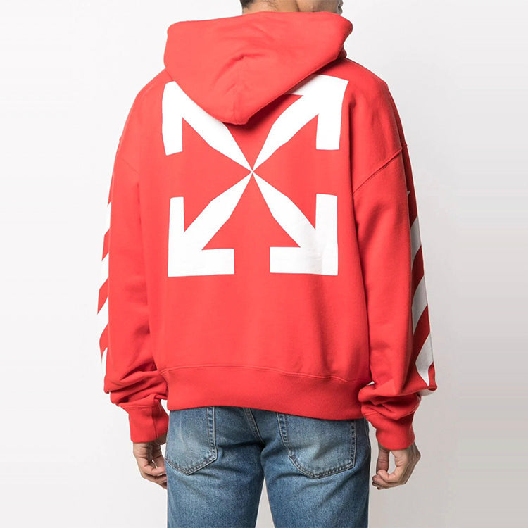 Men's Off-White SS21 Mona Lisa Photo Printing Red OMBB037R21FLE0012501