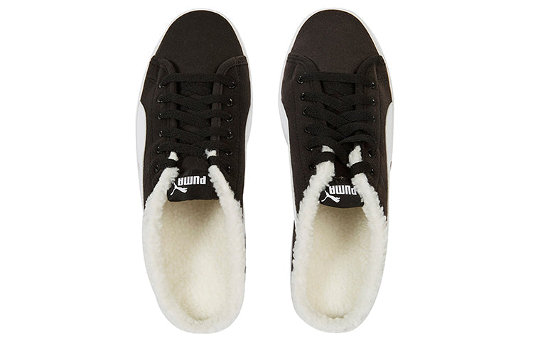 PUMA Bari Mule Sherpa Casual Sneakers Black/White 375953-01