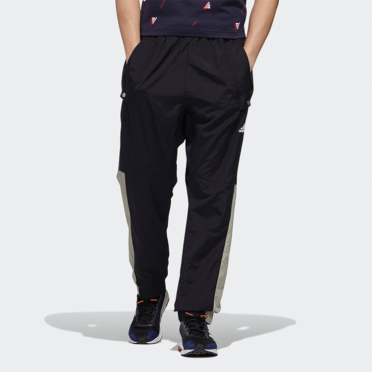 adidas M Mhs Wov Pnt Lacing Casual Sports Long Pants Black GE0393