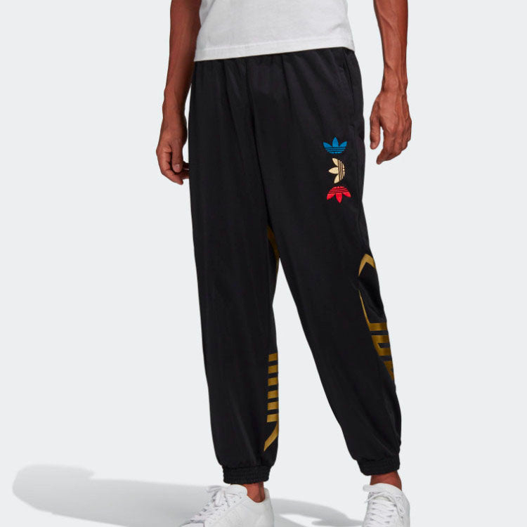 adidas originals Metallic Track Pants 'Black/Platinum Metallic' FS7325