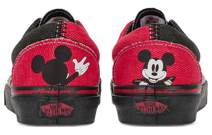 Vans X Disney Era Mickey Mouse Denim Sneakers 'Black Red' VN000EWZDNM