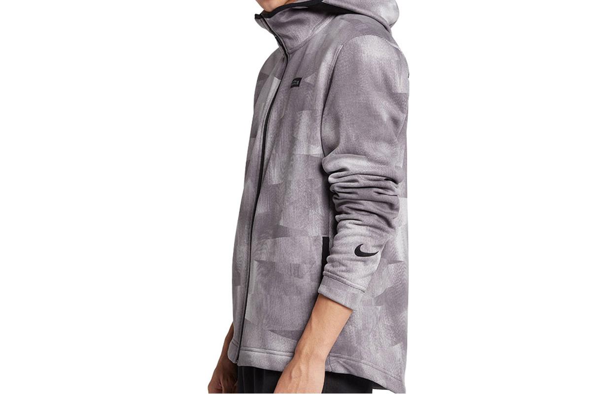 Nike Therma LeBron camouflage hooded jacket 'Light Grey' AV5897-092