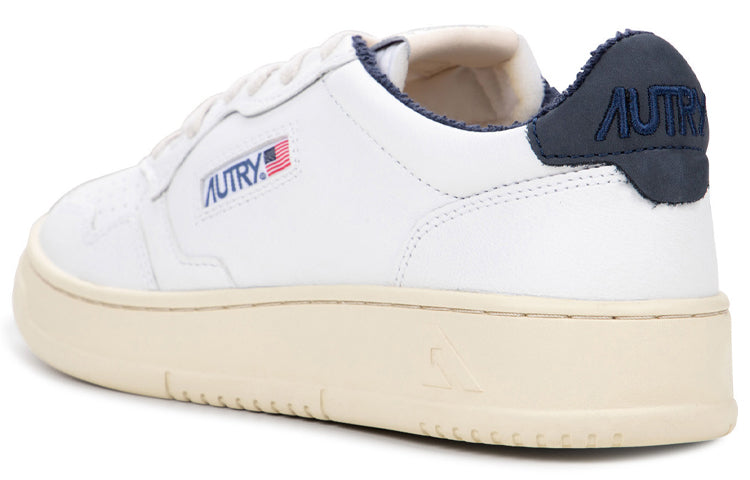 AUTRY Medalist Low Leather 'White Black' AULM-SP02