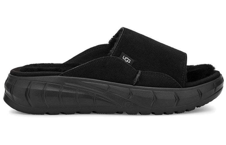 (WMNS) UGG Westsider Slide Soft Sole Cozy Flat Heel Sports Slippers Black 1118135-BLKS