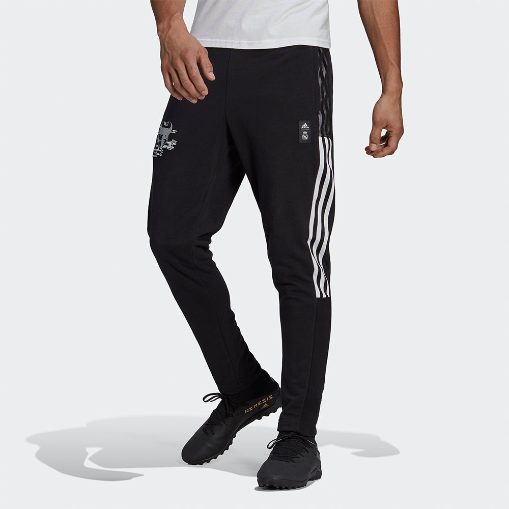 adidas Real Cny Sw Pnt Real Madrid Soccer Trousers For Men Black GL0043