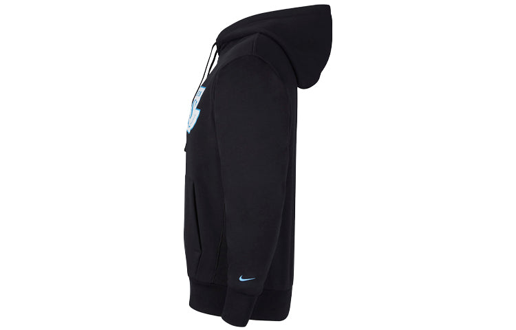 Nike NBA City Edition Logo Fleece Casual Sports Pullover Los Angeles Lakers Black CN2547-010