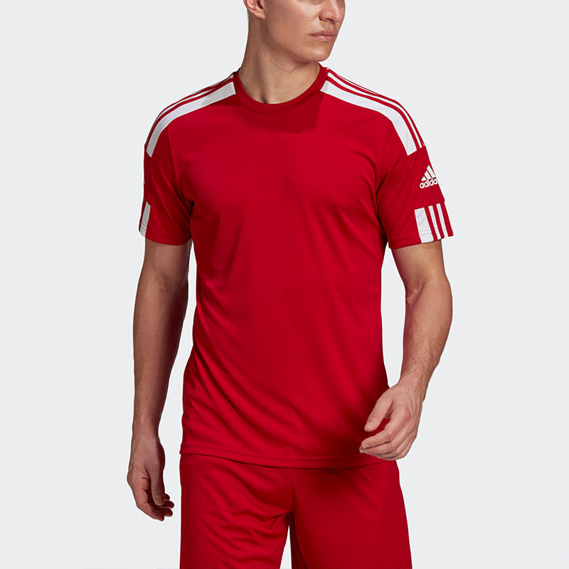 adidas Squad 21 Jsy Ss Soccer/Football Casual Sports Short Sleeve Jersey Red GN5722