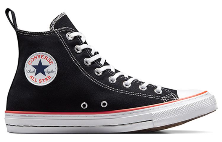 Converse Chuck Taylor All Star High Crafted Stitch Shoes 'Black White' A04502C