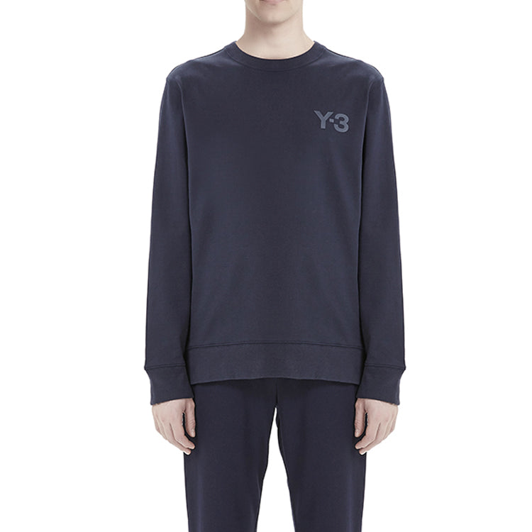 Men's Y-3 Chest Small Logo Casual Knit Black FR2393