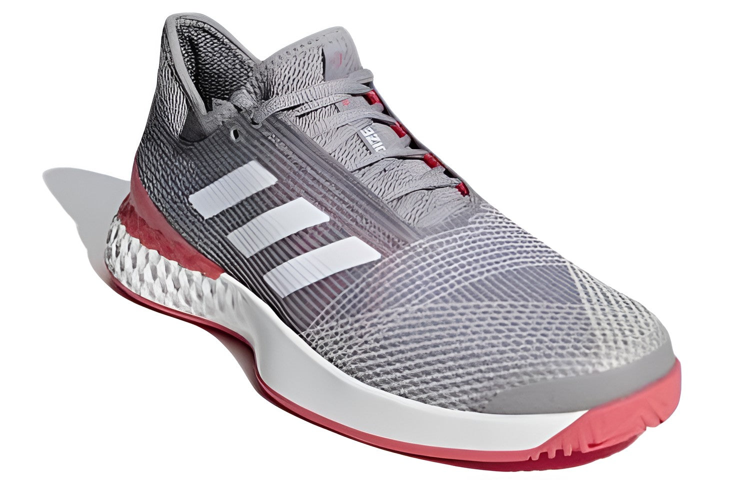 adidas Adizero Ubersonic 3 'Light Granite Shock Red' CG6371