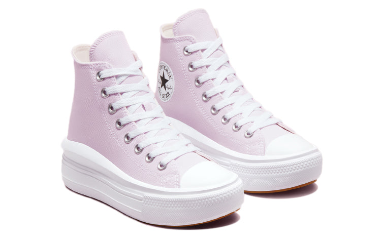 (WMNS) Converse Chuck Taylor All Star Move Platform High 'Seasonal Color Pale Amethyst' 572722C