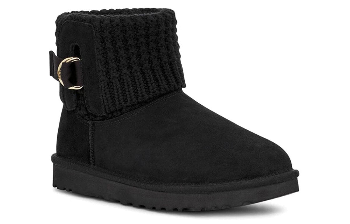 (WMNS) UGG Classic Solene Mini Snow Boots Black 1113463-BLK