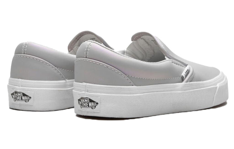 Vans Classic Slip-On Muted Metallic Grey Reflection Grey/White VN0A38F7Q7S