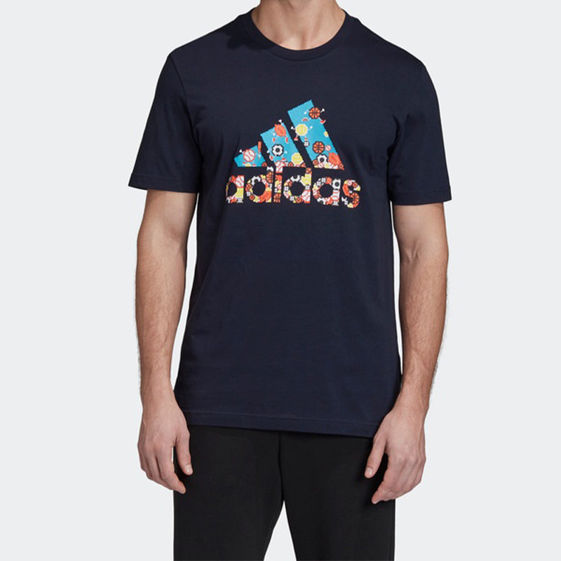 adidas Sports Short Sleeve 'Legendary Blue' FN1747