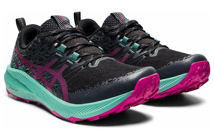 (WMNS) ASICS Fuji Lite 2 'Black Fuchsia Red' 1012B066-002