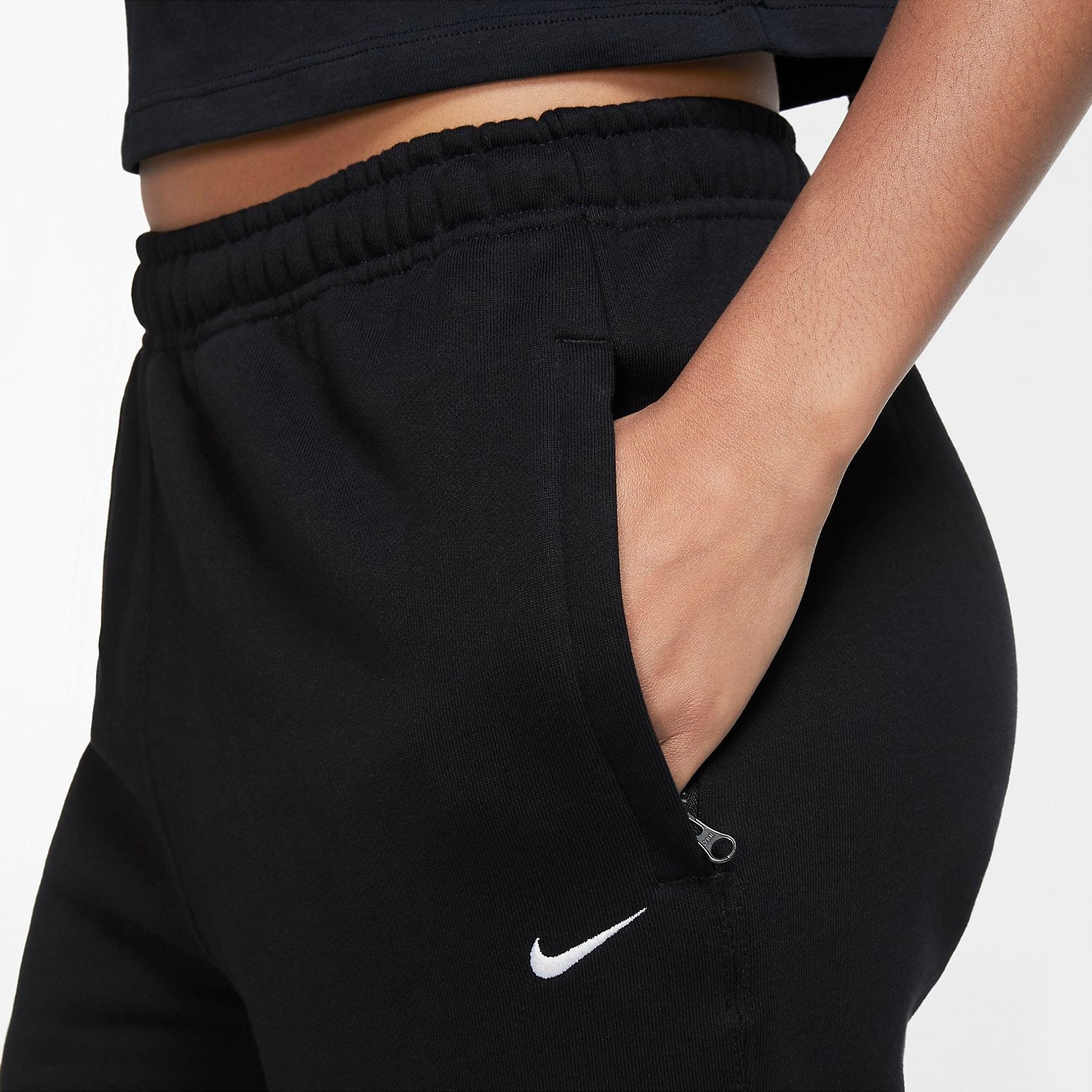 (WMNS) NikeLab Solo Swoosh Fleece Sweatpants Asia Sizing 'Black' DA0334-010