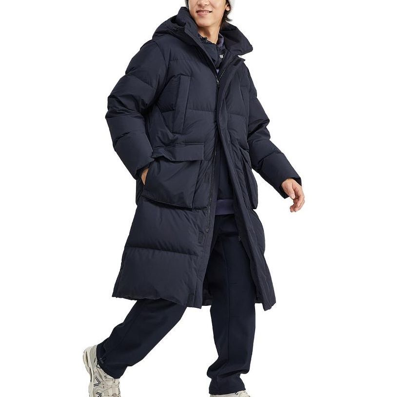 Skechers Lifestyle Series Long Down Jacket 'Black' L423M099-0018