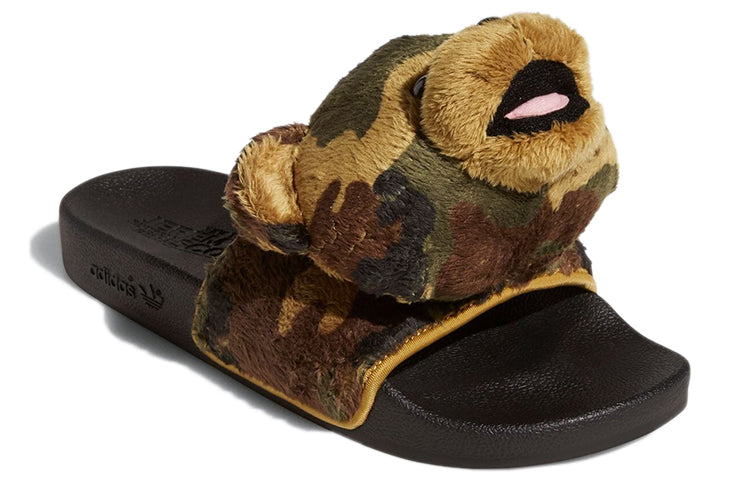 adidas Jeremy Scott x Adilette Slide 'Camo Teddy' H02882