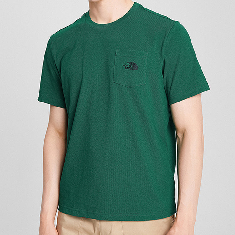 THE NORTH FACE Outdoor Breathable Couple Style Short Sleeve Green 4NEV-NL1