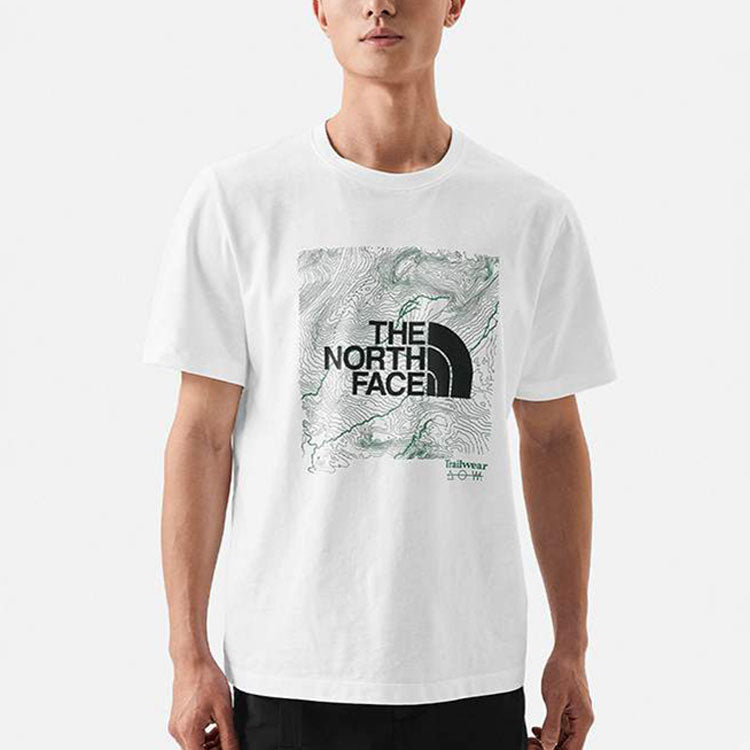 THE NORTH FACE Trailwear Logo T-Shirt 'White' NF0A7WF3-FN4