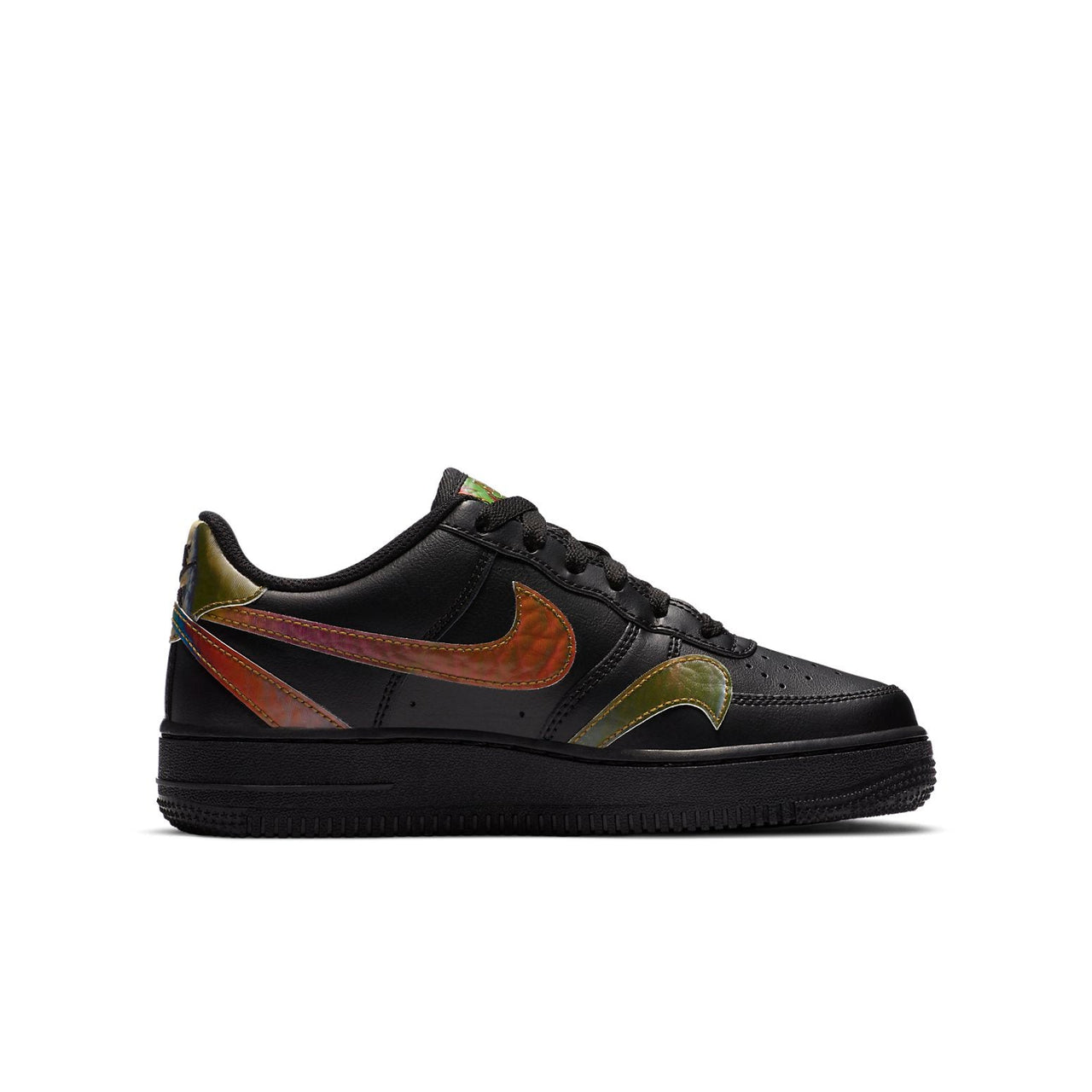(GS) Nike Air Force 1 LV8 2 'Misplaced Swooshes - Black Multi' CZ5890-001