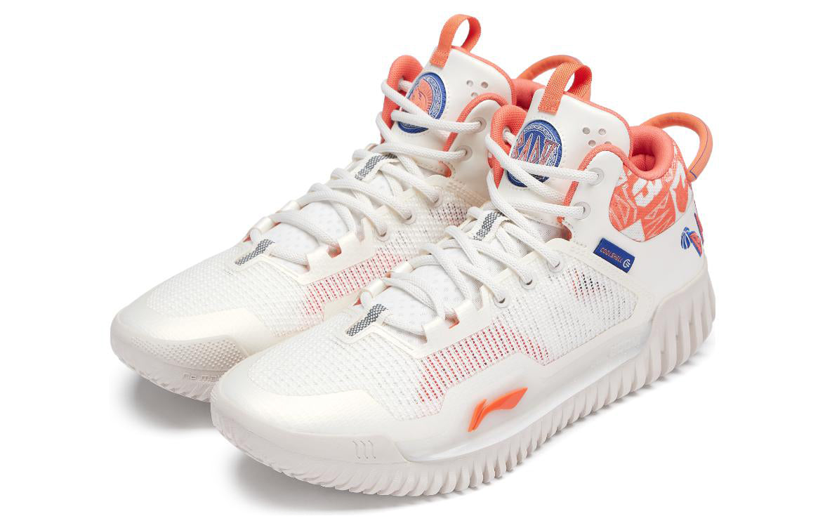 Li-Ning Badfive 3 Low 'White Orange' ABFT005-6