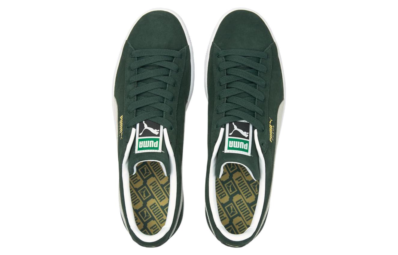 PUMA Unisex Suede Classic Xxi Sneakers Green/White 385378-16