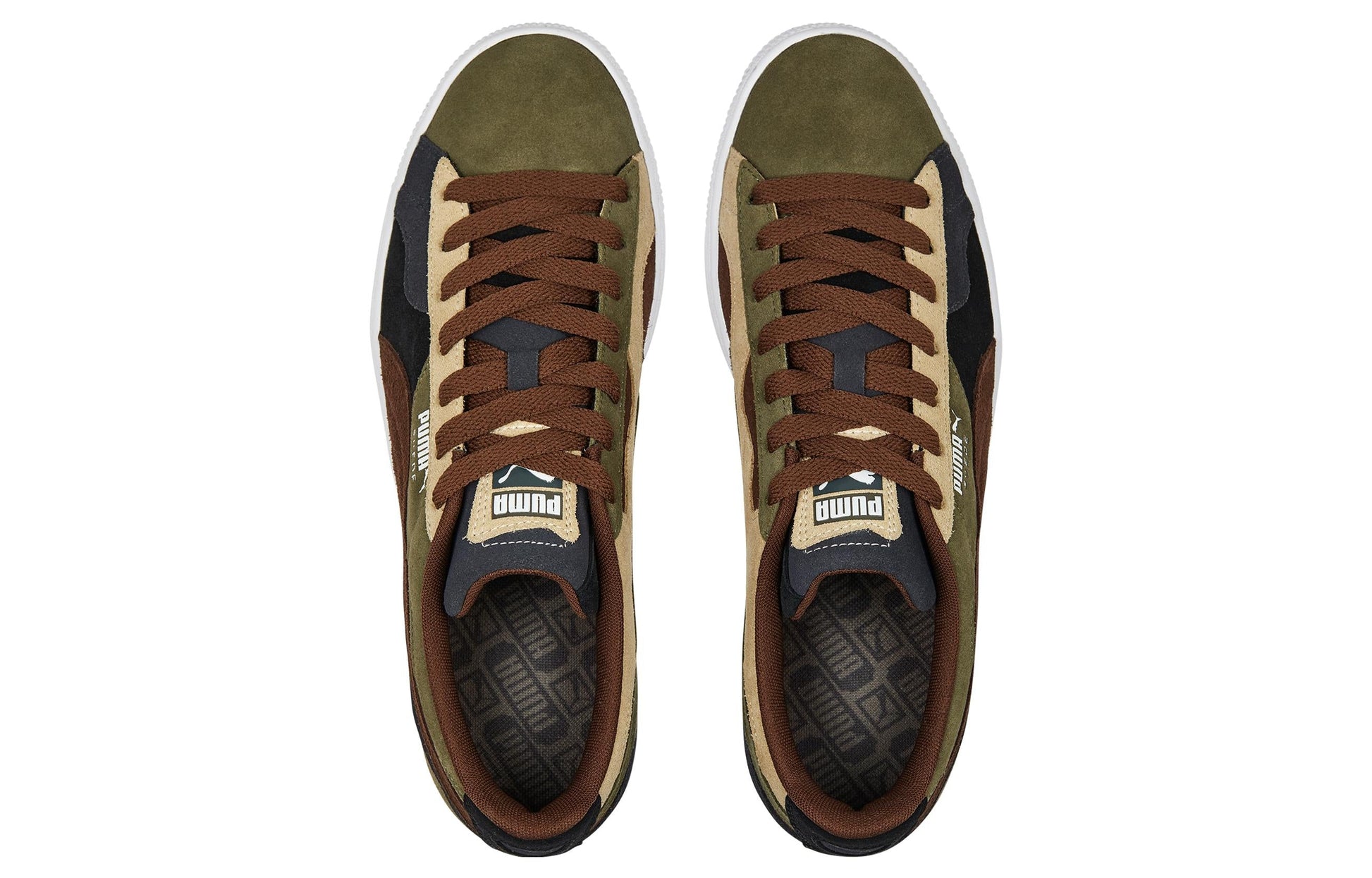 PUMA Suede 'Camowave - Olive Chestnut Brown' 389277-01
