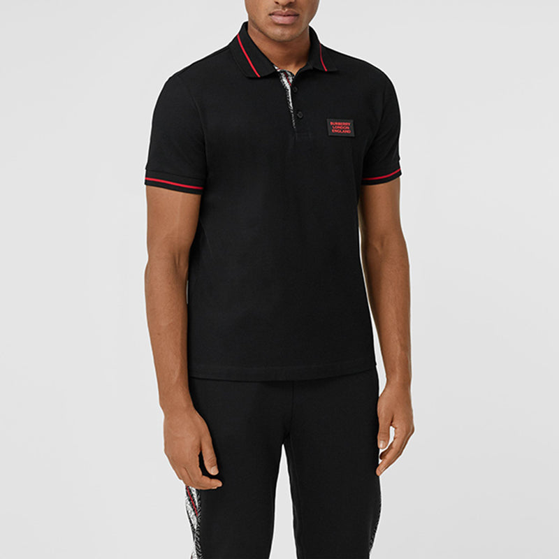 Burberry Short Sleeves Polo Shirt 'Black' 80259721